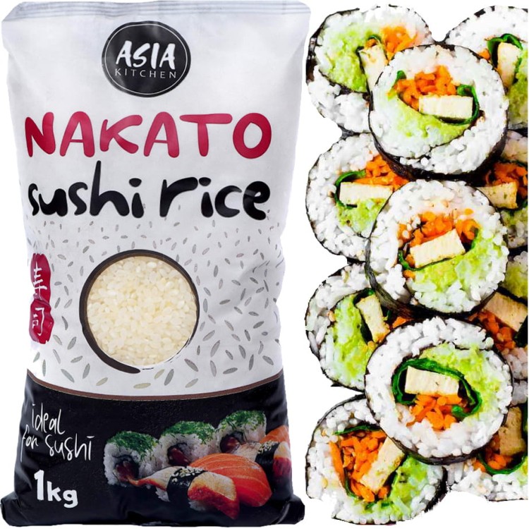 Ryż Do Sushi Nakato 1kg ASIA KITCHEN