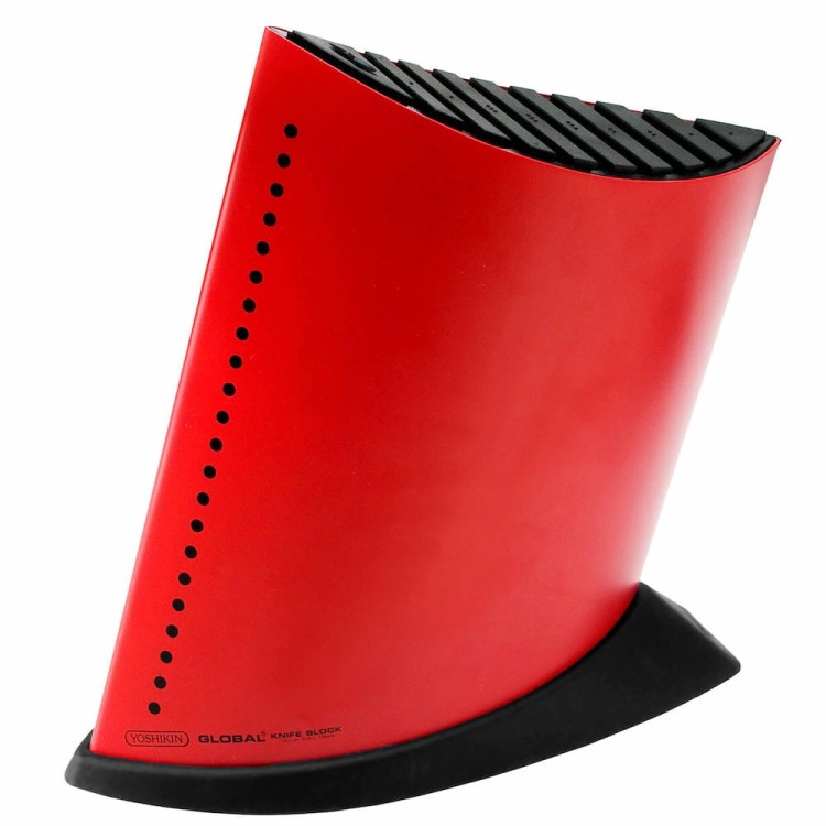 Blok Na 9 Noży w Kształcie Żaglowca – Czerwony - Global