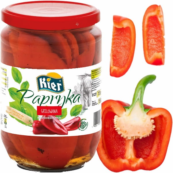 Papryka Grillowana Czerwona 690g KIER
