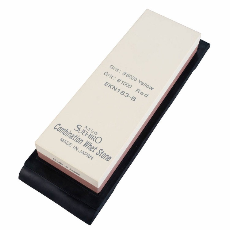 Suehiro Japoński Dwustronny Kamień Ceramiczny 6000/1000 Do Ostrzenia Noży