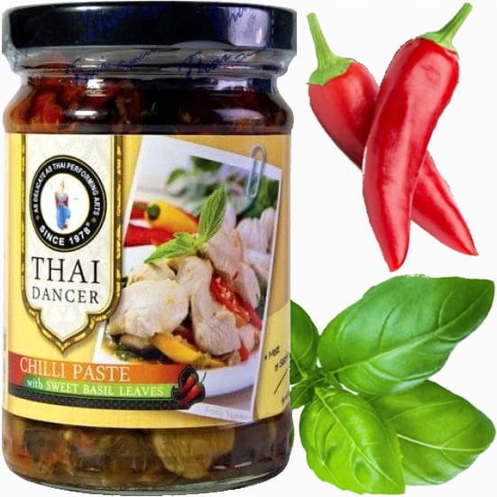 Pasta Chilli z Słodką Bazylią 200g THAI DANCER