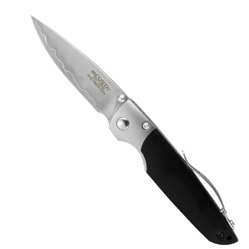 Mcusta Shinra Nóż Mixture Black Pakka SPG2