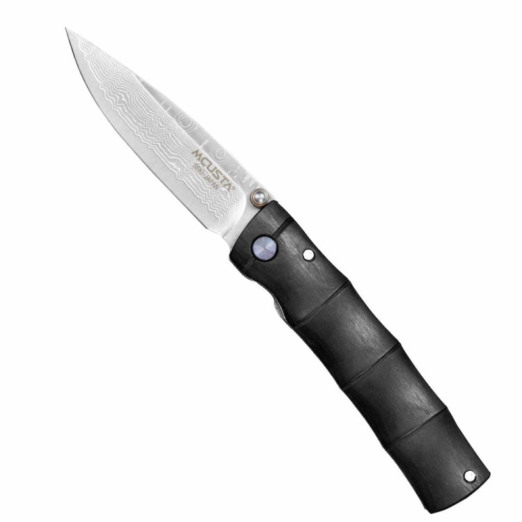 Mcusta Shinra Emotion Black Pakka Nóż Damascus