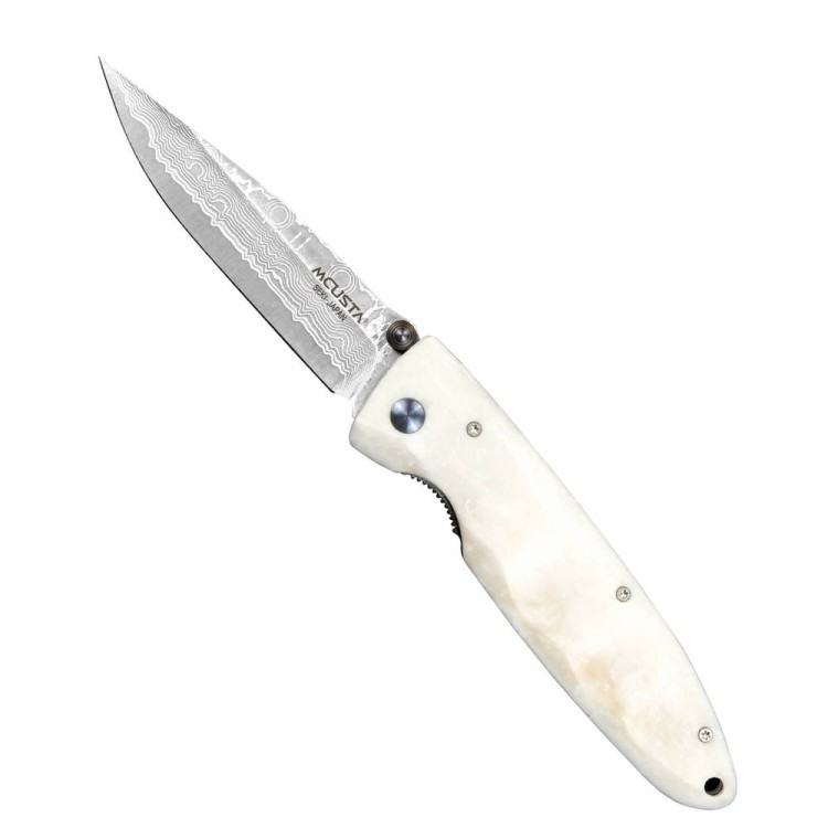 Mcusta Classic Wave Corian Nóż Damascus