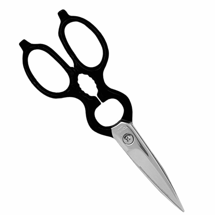 Tojiro Nożyczki Kuchenne Czarne