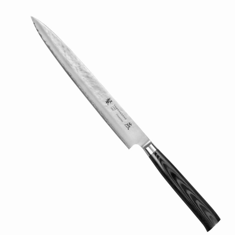 Tamahagane Tsubame Black Nóż Sashimi 24cm