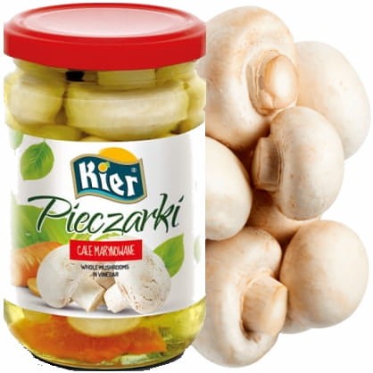 Pieczarki Całe Marynowane 280g KIER