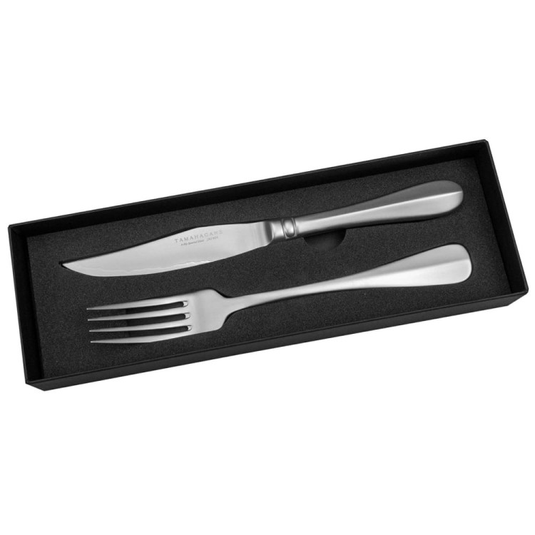 Tamahagane Zestaw Nóż + Widelec Do Steków SS-003
