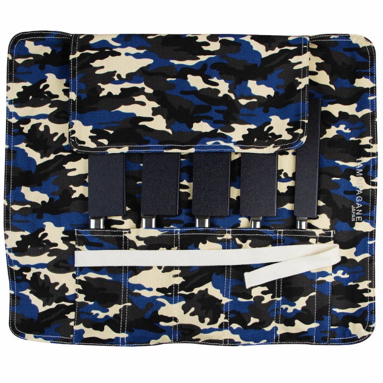 Tamahagane Japońska Torba Bawełniana Na 5 Noży z Ochraniaczami