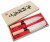 Satake Megumi 420J2 Japoński Zestaw 2 Noży Santoku 17cm i Nakiri 16cm w Drewnianym Etui