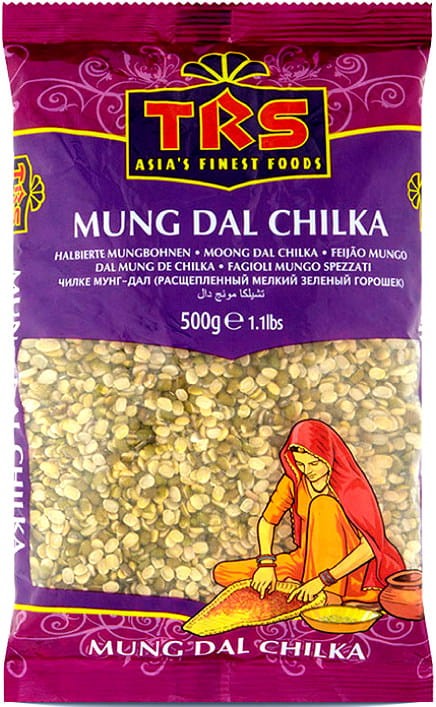 Fasola Mung Suszona Połówki 500g TRS