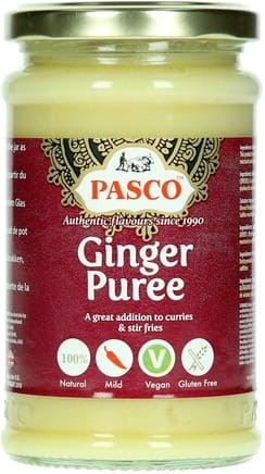 Mielony Imbir Puree w Słoiku 270g PASCO