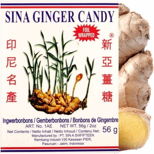 Cukierki Imbirowe Indonezyjskie Sina 56g SINA