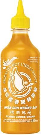 Tajski Ostry Sos Chili Sriracha z Żółtych Papryczek Chilli 455ml FLYING GOOSE BRAND