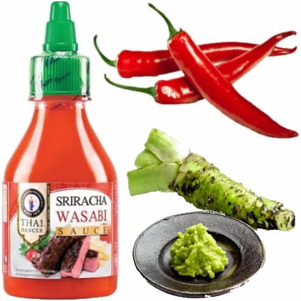 Sos Chilli Sriracha Wasabi 200ml THAI DANCER