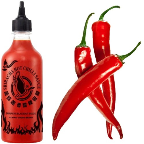 Sos Chili Sriracha Blackout Ekstremalnie Ostry 455ml FLYING GOOSE BRAND
