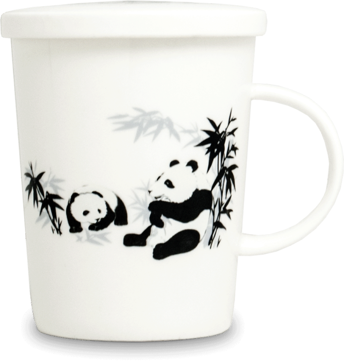 Kubek Do Herbaty z Ceramicznym Filtrem Panda ROYAL TEA
