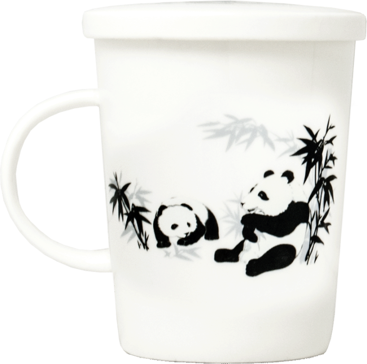 Kubek Do Herbaty z Ceramicznym Filtrem Panda ROYAL TEA