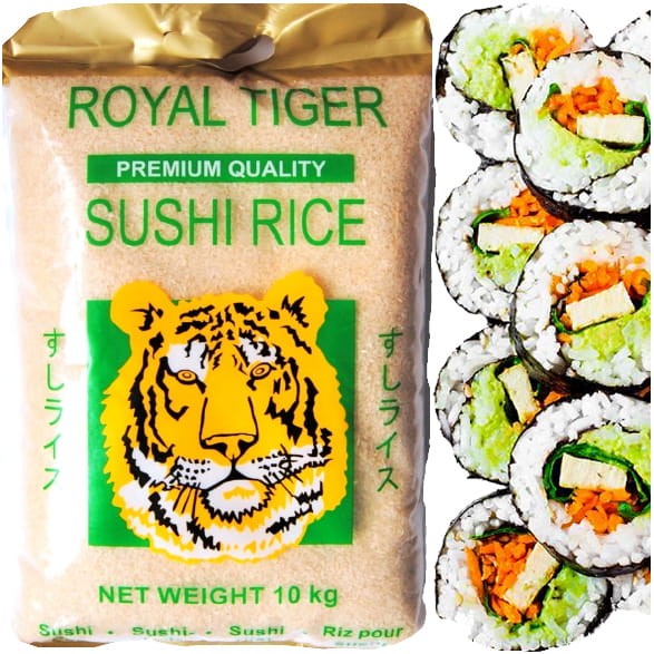 Ryż Do Sushi Worek 10kg ROYAL TIGER