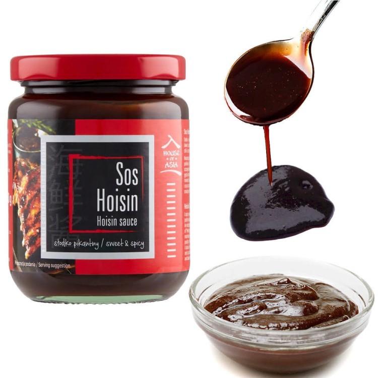 Sos Hoisin Śliwkowy Słodko Pikantny 240g HOUSE OF ASIA