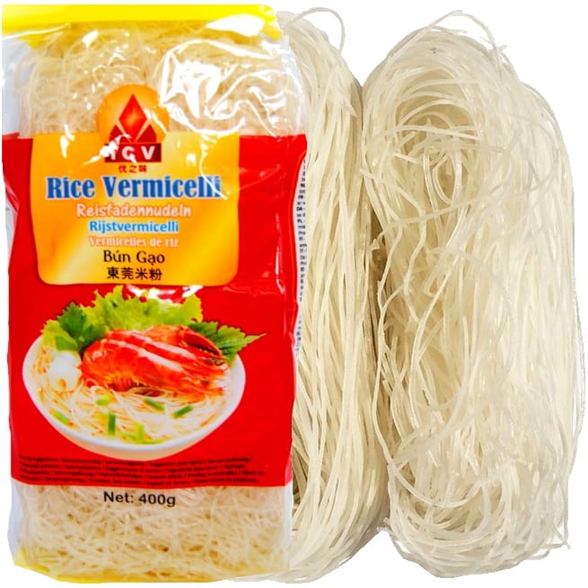 Makaron Ryżowy Vermicelli Porcjowany 400g ICV BRAND