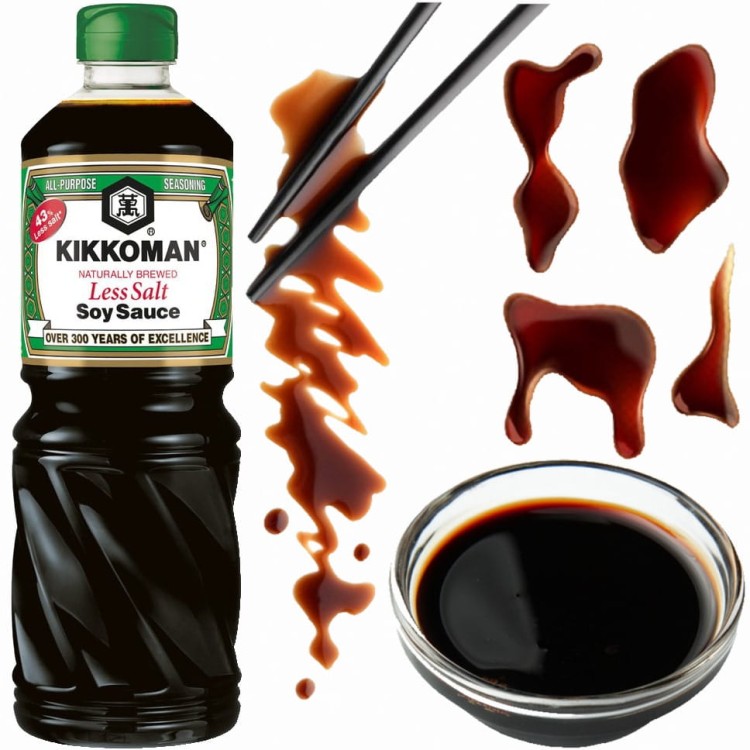 Sos Sojowy LIGHT Mniej Soli 1 Litr KIKKOMAN