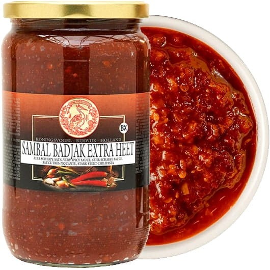 Sos Chili Sambal Badjak Hot 750g KONINGSVOGEL
