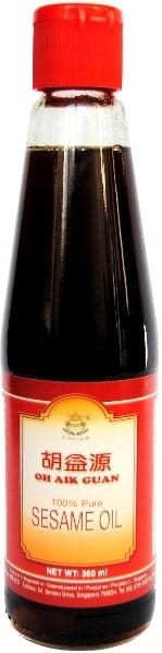Olej Sezamowy z Prażonych Ziaren 360ml OH AIK GUAN