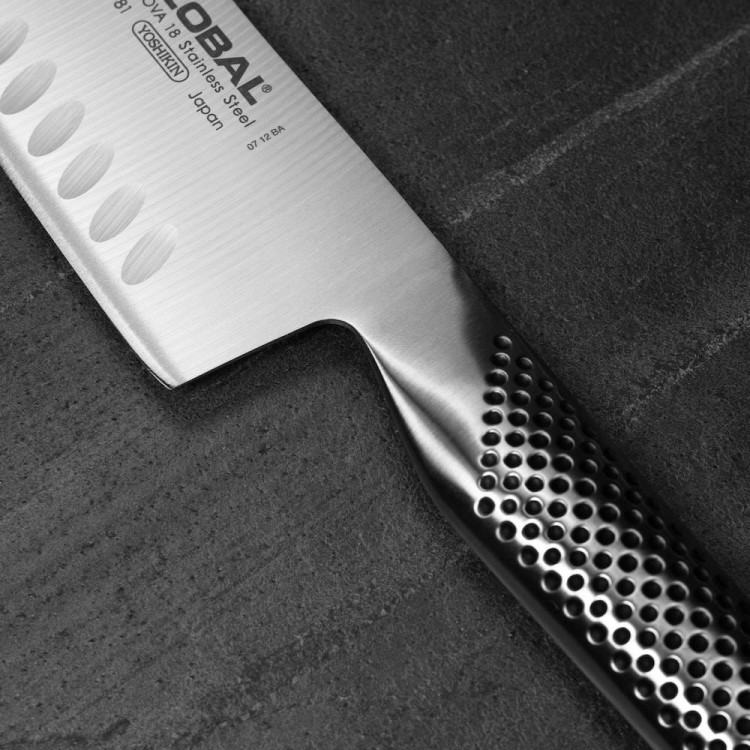 Nóż Do Warzyw Żłobiony 18cm | Global G-81