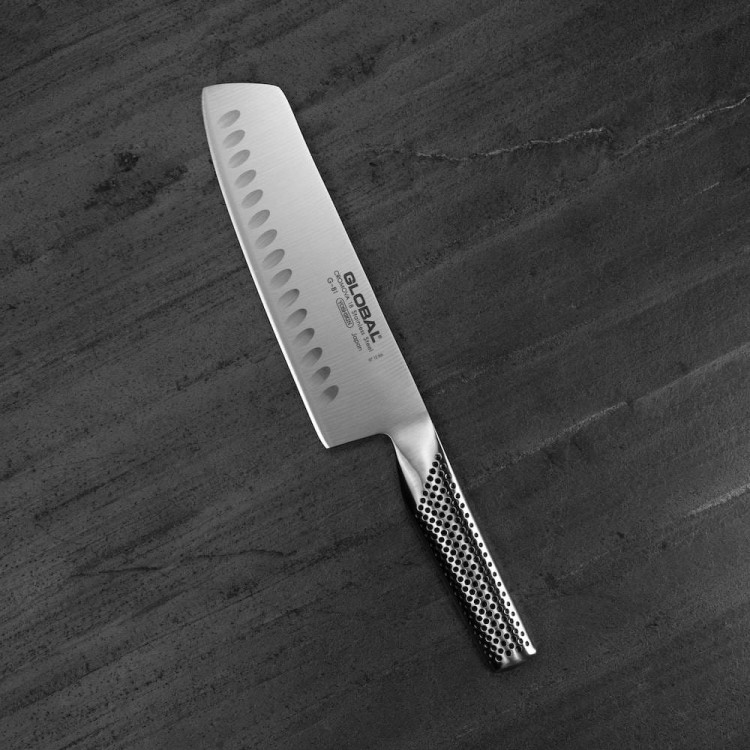 Nóż Do Warzyw Żłobiony 18cm | Global G-81