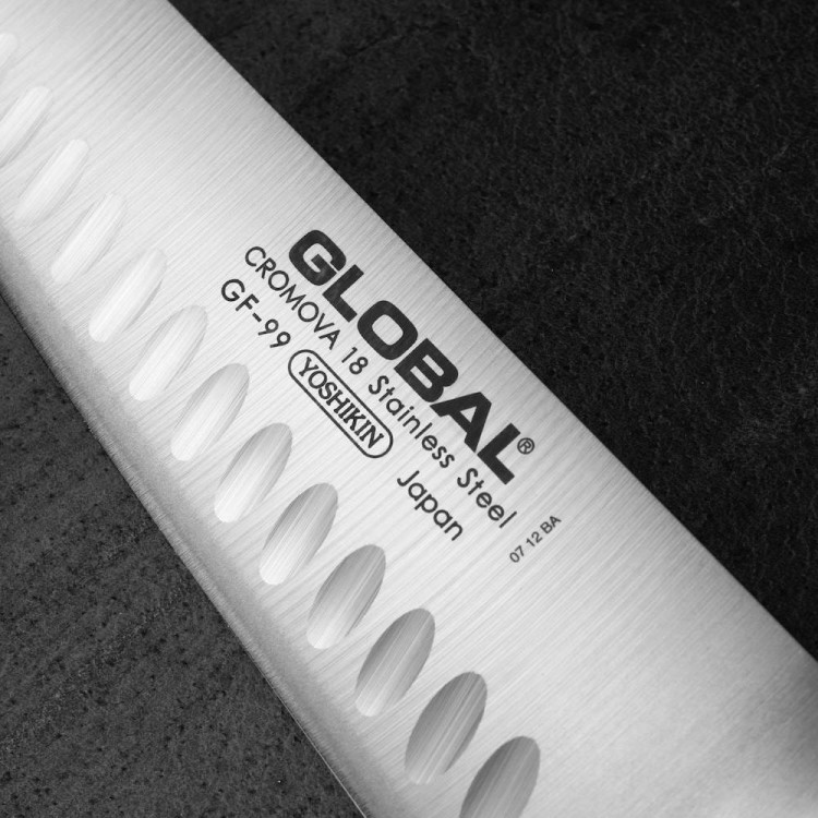 Europejski Nóż Szefa Kuchni Żłobiony 20,5cm Global GF-99