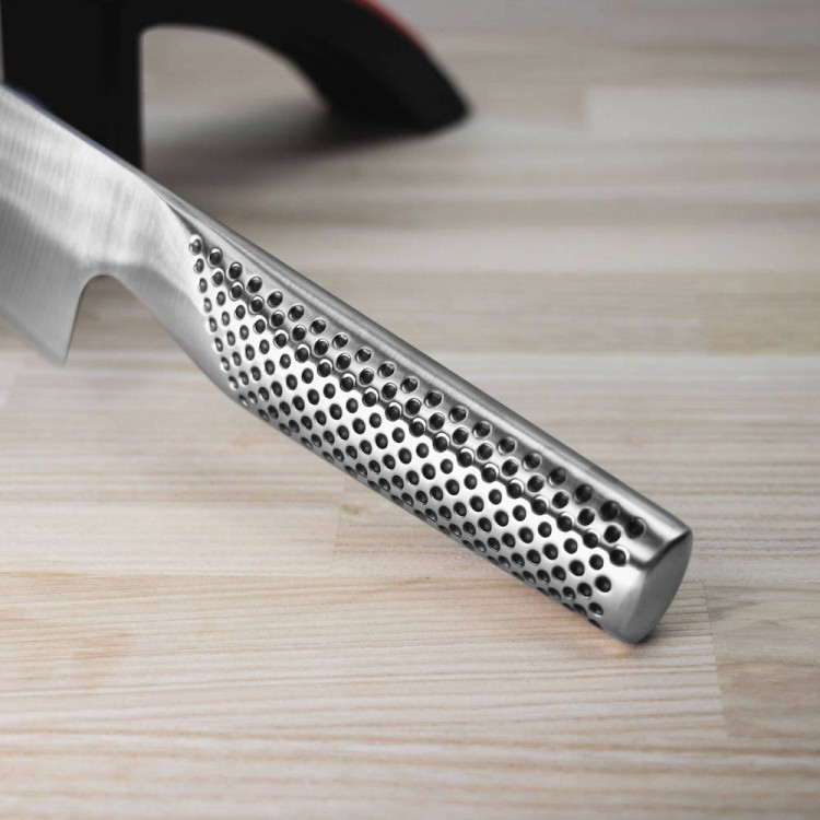 Global Japoński Zestaw Starter Nóż Szefa Kuchni G-2 i Ostrzałka 220/BR