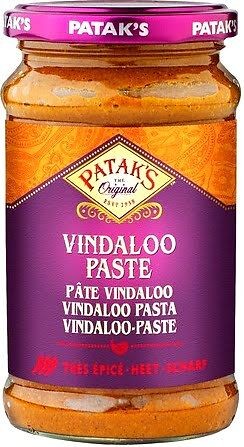 Pasta Vindaloo Curry Ostra Indyjska Hot 283g PATAKS