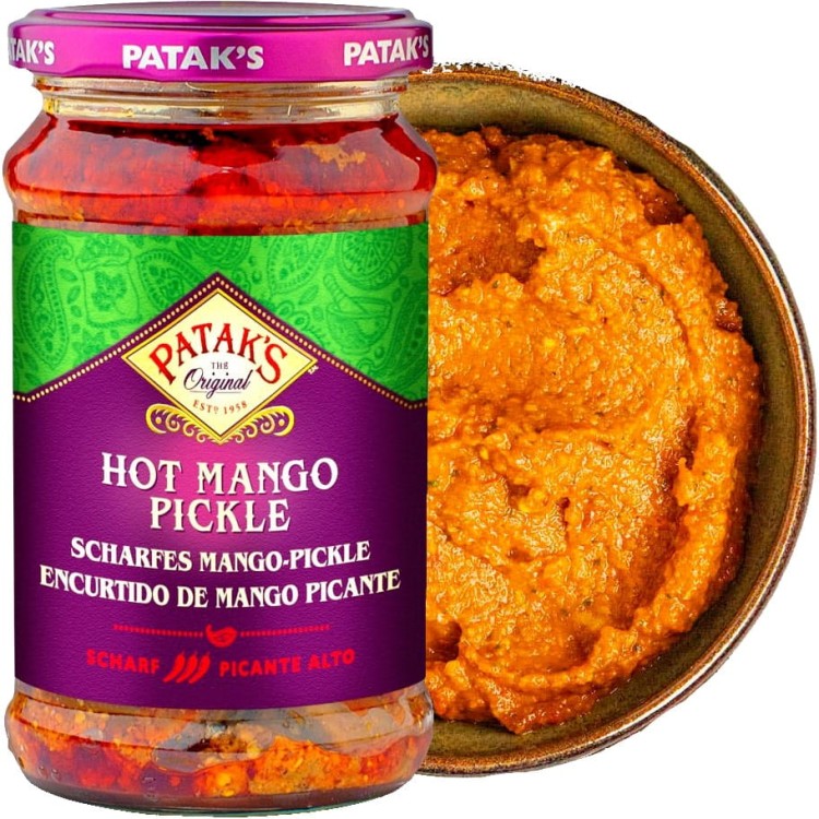 Marynowane Bardzo Ostre Indyjskie Mango Hot 283g PATAKS