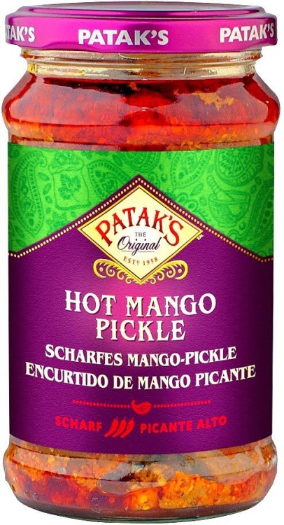 Marynowane Bardzo Ostre Indyjskie Mango Hot 283g PATAKS