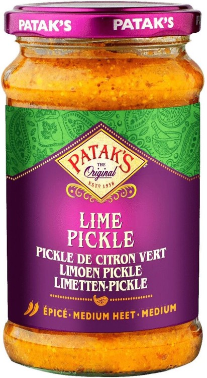 Marynowane Średnio Ostre Indyjskie Limonki Medium Hot 283g PATAKS