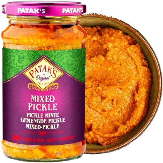 Marynowana Mieszkanka Bardzo Ostra Indyjskie Owoce i Warzywa Hot 283g PATAKS