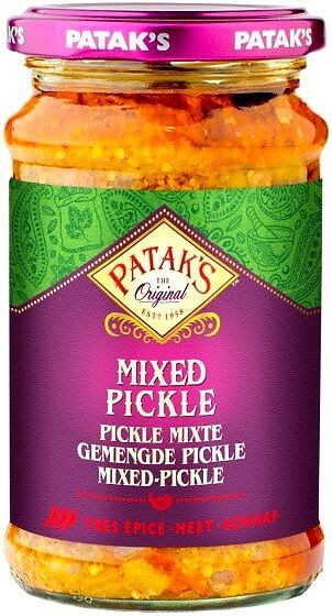 Marynowana Mieszkanka Bardzo Ostra Indyjskie Owoce i Warzywa Hot 283g PATAKS