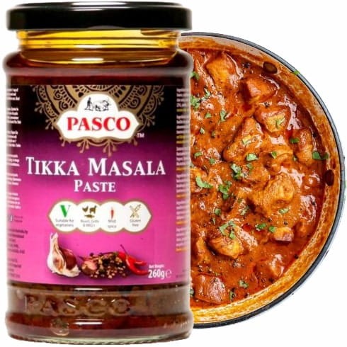 Pasta Curry Tikka Indyjska Bezglutenowa 260g PASCO