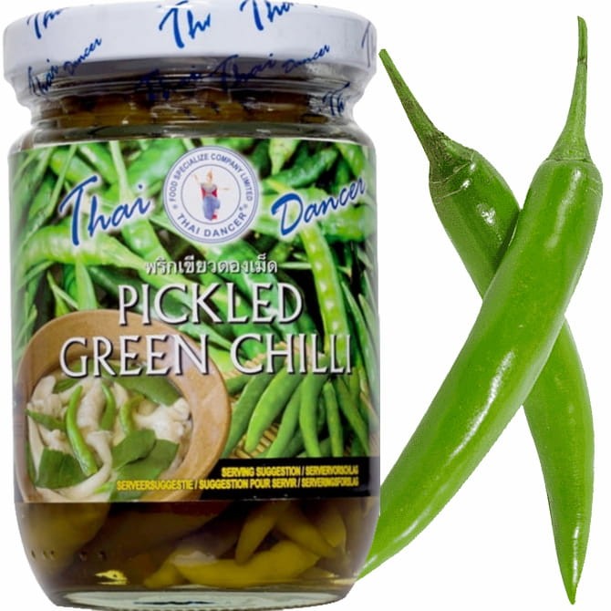 Zielone Papryczki Chilli 200g THAI DANCER