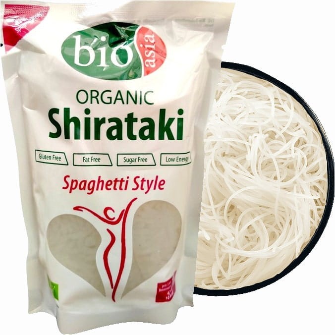 Makaron Bezglutenowy BIO Shirataki Spaghetti z Konjac 270g BIOASIA