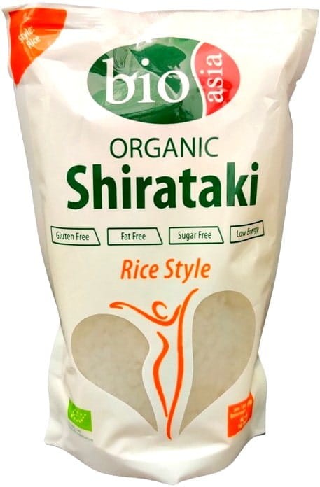 Makaron Bezglutenowy BIO Shirataki Rice z Konjac 270g BIOASIA