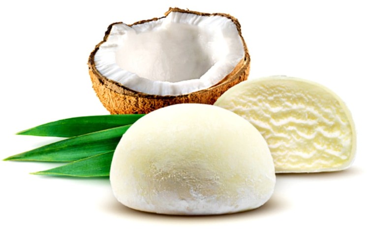 Ciasteczka Ciastka Ryżowe Mochi Kokos i Pandan 180g AWON