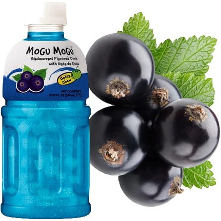 Napój o Smaku Czarnej Porzeczki z Dodatkiem Nata De Coco 320ml MOGU MOGU