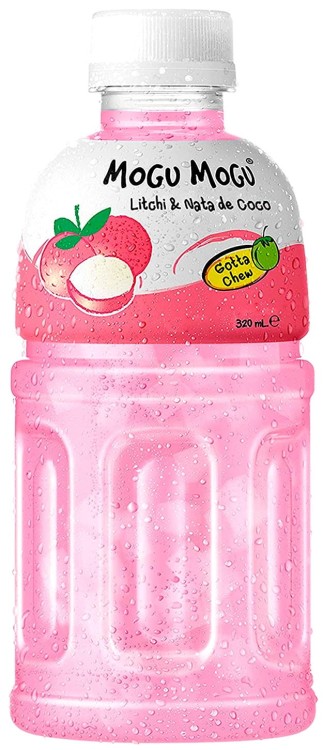 Napój o Smaku Lychee z Dodatkiem Nata De Coco 320ml MOGU MOGU