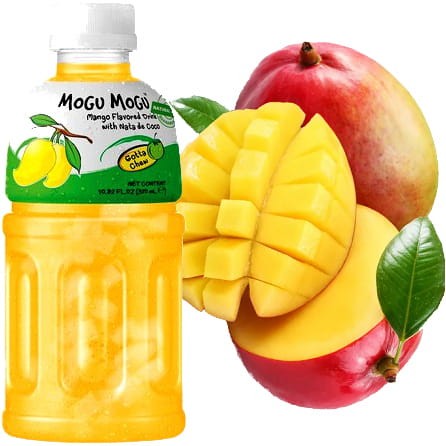 Napój o Smaku Mango z Dodatkiem Nata De Coco 320ml MOGU MOGU