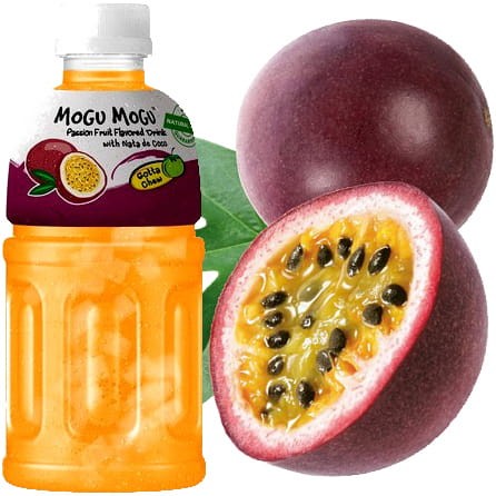 Napój o Smaku Marakui z Dodatkiem Nata De Coco 320ml MOGU MOGU