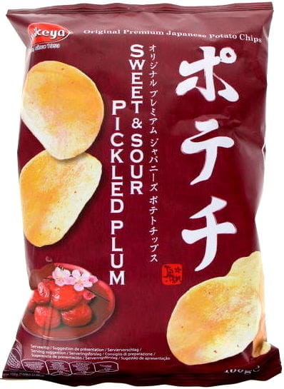 Chipsy Ziemniaczane Słodko Kwaśne Potechi Umeboshi 100g KOIKEYA
