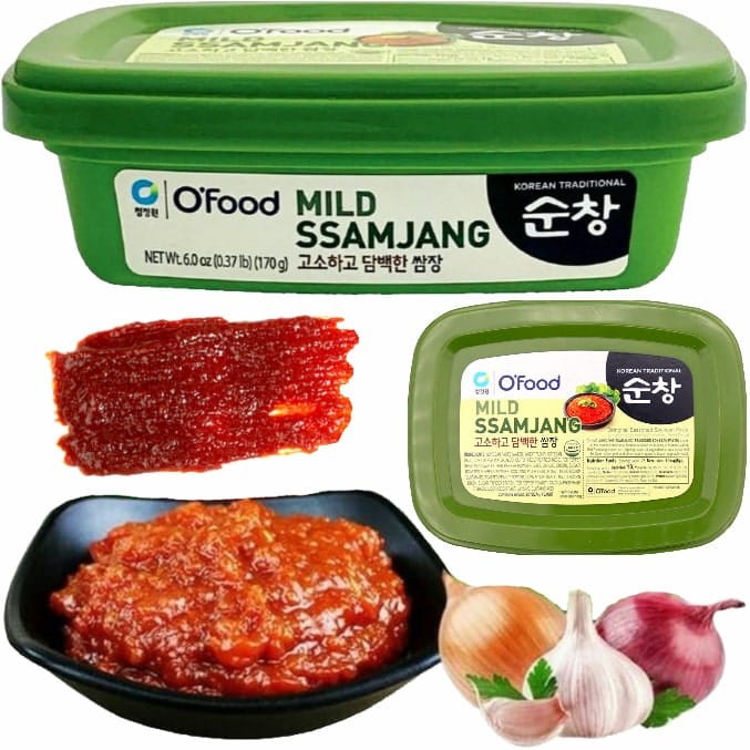 Pasta Sojowa Sunchang Ssamjang Koreańska z Przyprawami Mild 170g O'FOOD