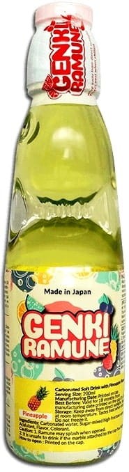 Napój Oranżada Japońska Ananas Pineapple 200ml GENKI RAMUNE